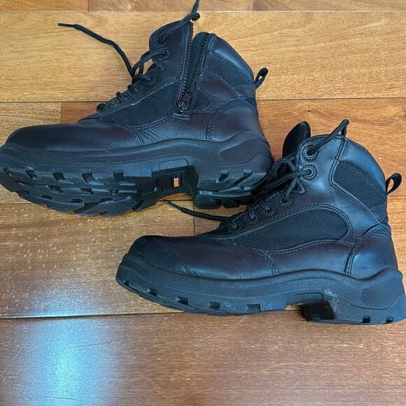 Red Wing Worx #5266 Black Leather Composite Safety Toe Men's Work Boot Size 6.5 - Picture 9 of 11